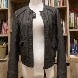Perfect vegan leather jacket from Anthro